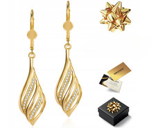 Gold Ohrringe 585 Damen