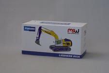 (A723 II) NZG 856/09 LIEBHERR R936 Bagger PONGERS MSW Modelle  1:50