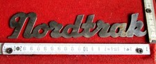 Nordtrak Traktor Trecker Schild Firmenlogo für die Haube Metall