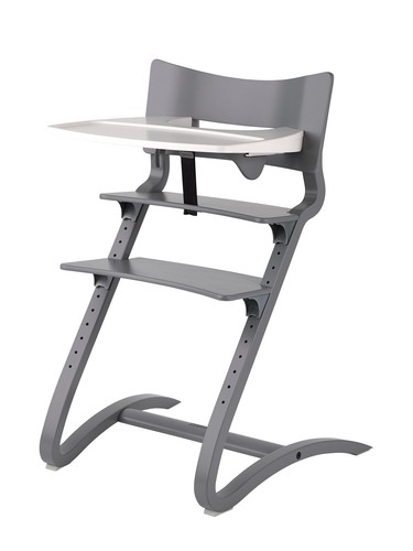 Leander stuhl grau lackiert - grau,