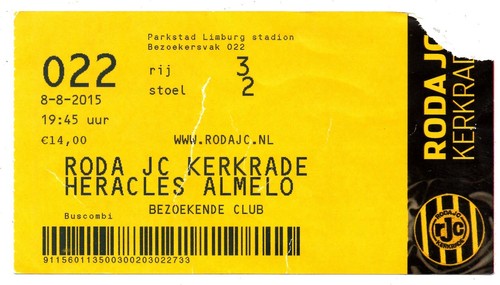 Ticket ned roda kerkrade - ticket,