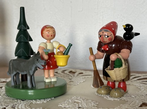 Erzgebirge figur rotkäppchen - figur,