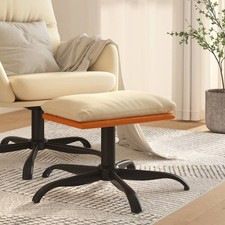 vidaXL Fußhocker Hellgrau