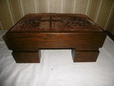 Antik Fußhocker Polster