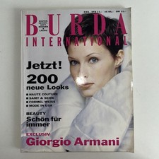 BURDA  INTERNATIONAL  Mode Winter 1993 Modeheft mit Schnittmuster Top
