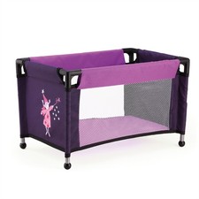 Puppen Reisebett Puppenbett lila mit Fee    Des. 12