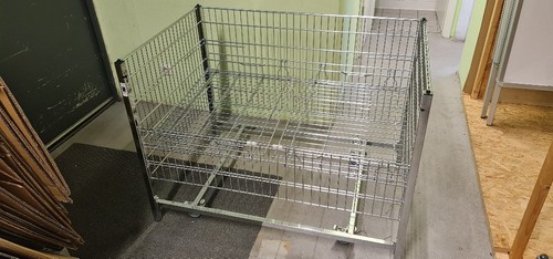 Gitterbox rollwagen metallbox - rollwagen,