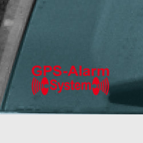 Aufkleber tattoo gps - gps, alarm