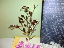 Partylite Wandhalter Schimmernde Blätter " P92598 NEU / OVP