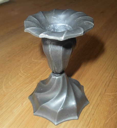 Vintage zinn kerzenhalter - vintage, zinn-kerzenhalter