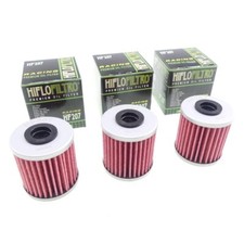 3x HiFlo HF207 Ölfilter für Suzuki RMZ 250 450 RM-Z 250 RM-Z 450