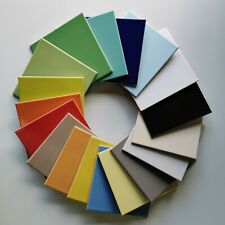 18 Stück Fliesen matt 20x20x0,7cm Buntmix  - für Mosaik, Fliesenbruch frostfest