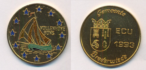 Medaille niederlande ecu - medaille,