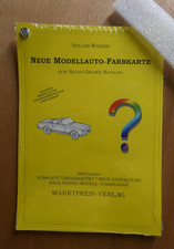Modellauto Farbkarte für
