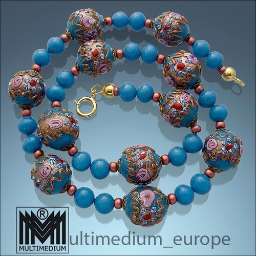 Alte murano glas halskette - murano,
