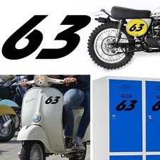 Numero 63 Racing, Aufkleber