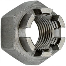 DIN 935 Kronenmuttern Stahl 6