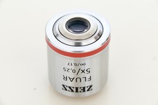 Zeiss Axio Mikroskop High End Objektiv Fluar 5x 0,25 oo 440125 RMS Planapo Top!