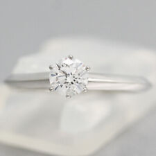 Tiffany & Co. Verlobungsring Platin 950-Gr.49 - Box & Zertifikat 0.37 ct - VS2