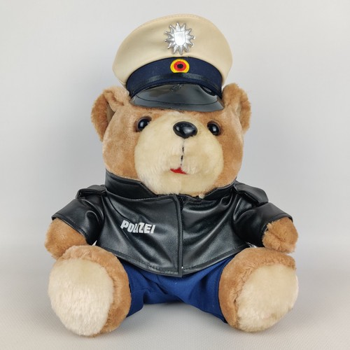 Polizei teddybär maskottchen - teddybär,