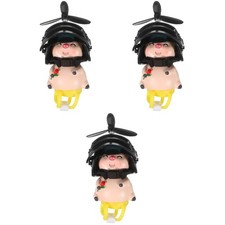 3 Stück Schwein Fahrrad Front