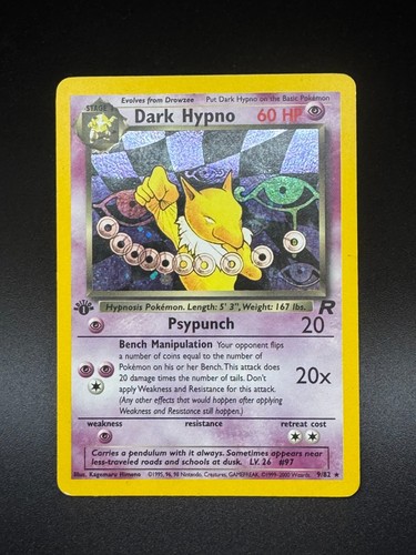 Pokemon 2000 dark hypno - pokemon,