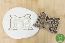 Schlagzeug Keksstempel/Ausstechform keksausstecher PLA ca.8cm