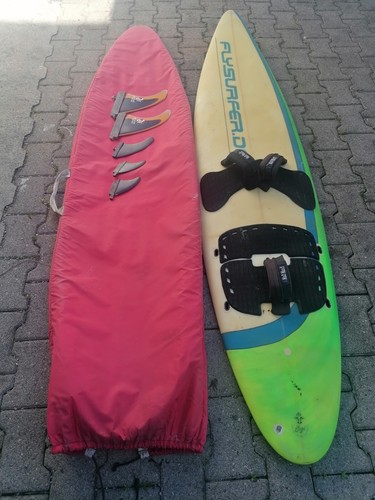 Kite bord mit finnen - bord, und