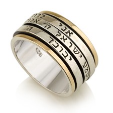 925 Sterling Silber 9k Gold