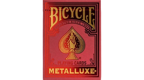 Bicycle metalluxe red - metalluxe, playing