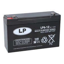 Akku 6V 12Ah VRLA AGM Batterie