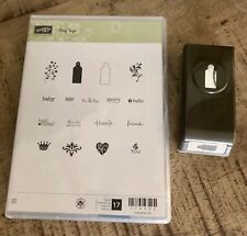 Stampin Up! Stempelset "TINY TAGS" + Stanze - very RAR