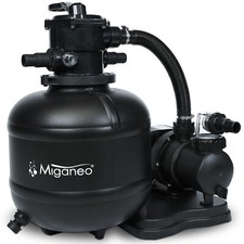 Miganeo Sandfilteranlage Dynamic 3,9-11,0 m³ Sandfilter Pool Filteranlage Pumpe