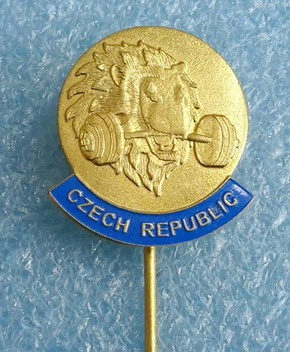 Weightlifting pin badge - weightlifting,