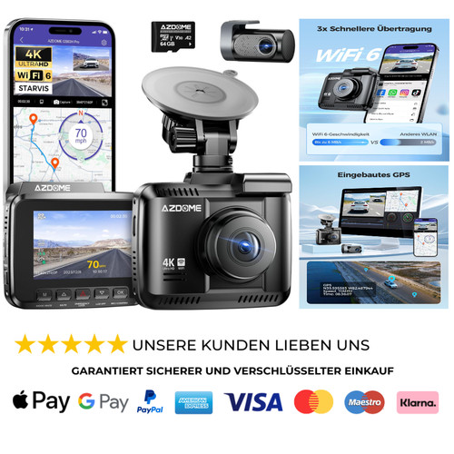 Dashcam auto vorne hinten - vorne,