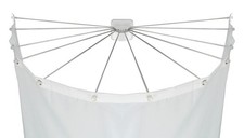 WENKO Dusch Schirm Vorhang