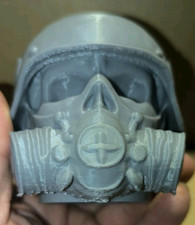 Abdeckkappe STAHLHELM  SKULL und GASMASKE  Schutzkappe  -  MIT DIEBSTAHLSCHUTZ -