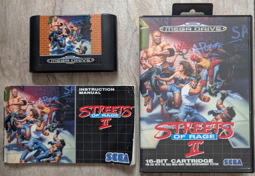 Sega mega drive streets of - -,