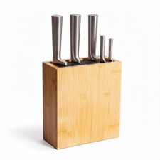 Messerblock Messeraufbewahrung Messerständer Messerhalter ohne Messer Bambus