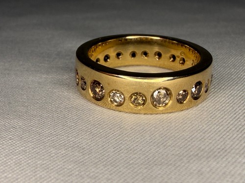 Massiver brillant bandring - massiver, brillant-bandring