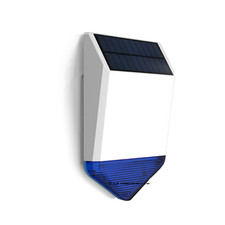 Funk Solar Aussensirene ,Sirene für viele Alarmanlagen und für Modell W211
