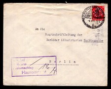 DR Brief WALTERSHAUSEN (THÜR) - Berlin - 4.4.41 - Mi.519, Puppenindustrie Sommer