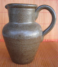 Kleiner Krug Blumenvase Karaffe mit Henkel 15 cm hoch Keramik