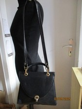 PICARD - Hand.- und Schultertasche - schwarz - echtes Leder - guter Zustand