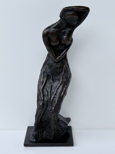 Bronze skulptur stehende frau - stehende,