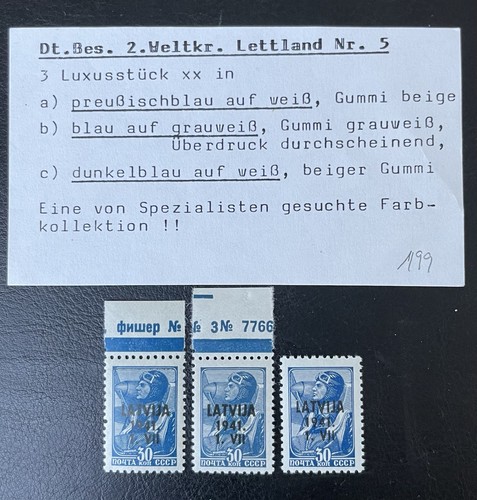 Briefmarken besetzung 2 - dt.,
