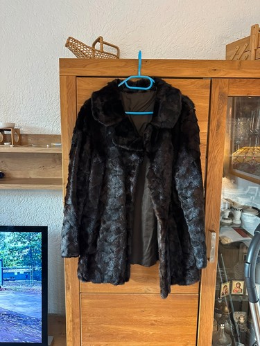 Elegante vintage pelzjacke aus - vintage,