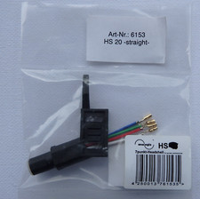 analogis Headshell HS 20 - straight - ADC-Anschluss "7-polig" inkl. Kabel - NEU