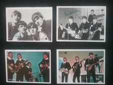 4 ICONIC SMALL BEATLES CARD