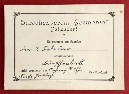 Studentika einladung golmsdorf - studentika,